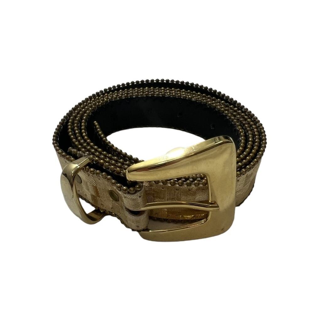 Elite Belt ~ Vintage Gold Belt ~ Measurements Pictured
